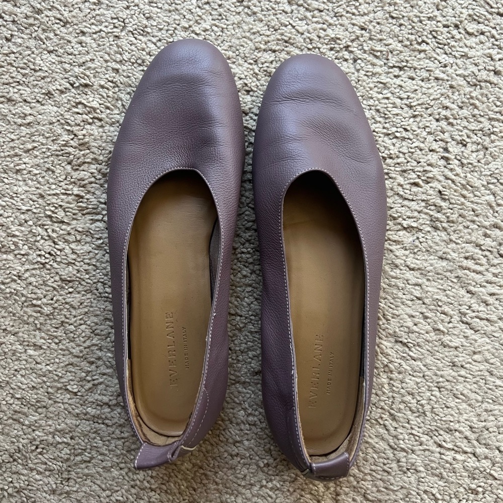 EVERLANE DAY GLOVE Lavender Leather Flat - RETIRED COLOR